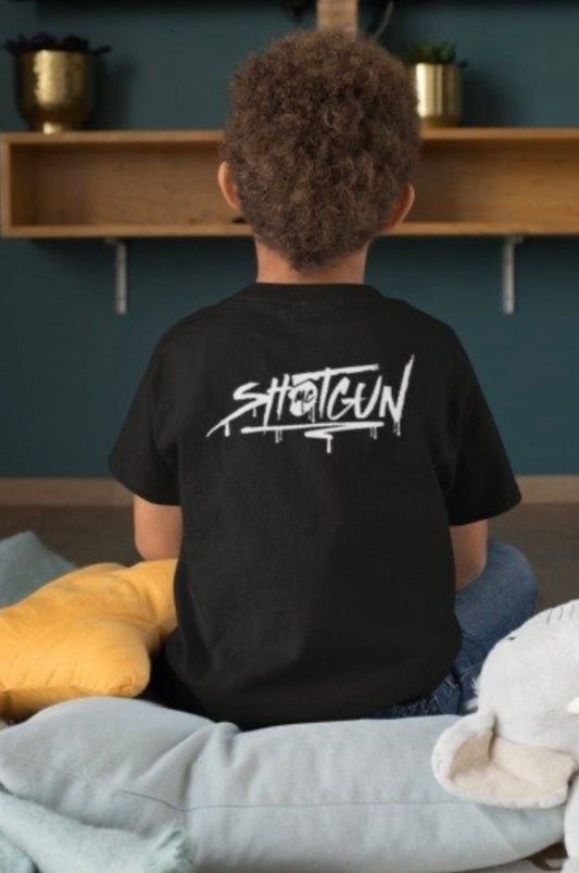 kids Shotgun T-shirt Large logo (back)