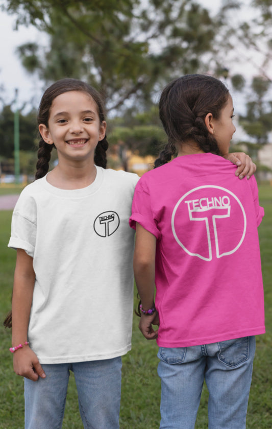 kids Techno-T T-shirt Large logo (back)