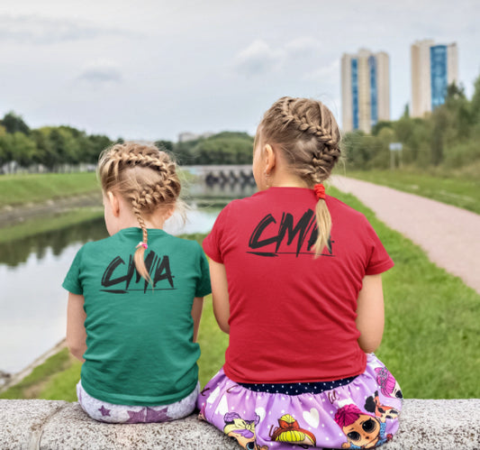 kids CMA T-shirt Large logo (back)