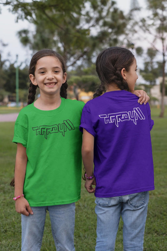 kids HardyM T-shirt large logo (front)