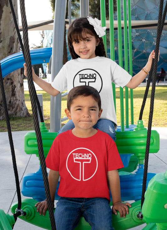 kids Techno-T T-shirt Large logo (front)
