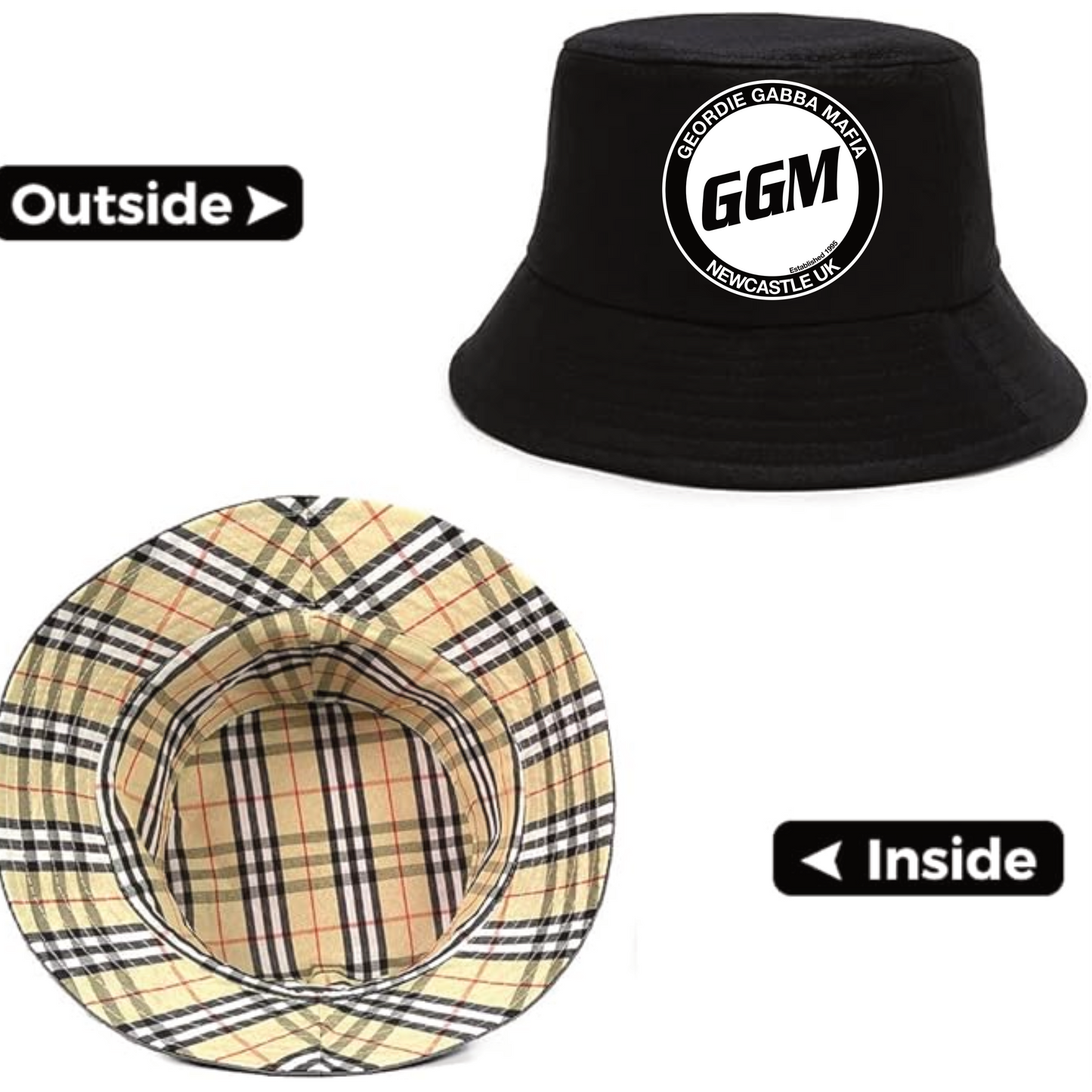 DJ Smurf Geordie Gabba Mafia Bucket Hat