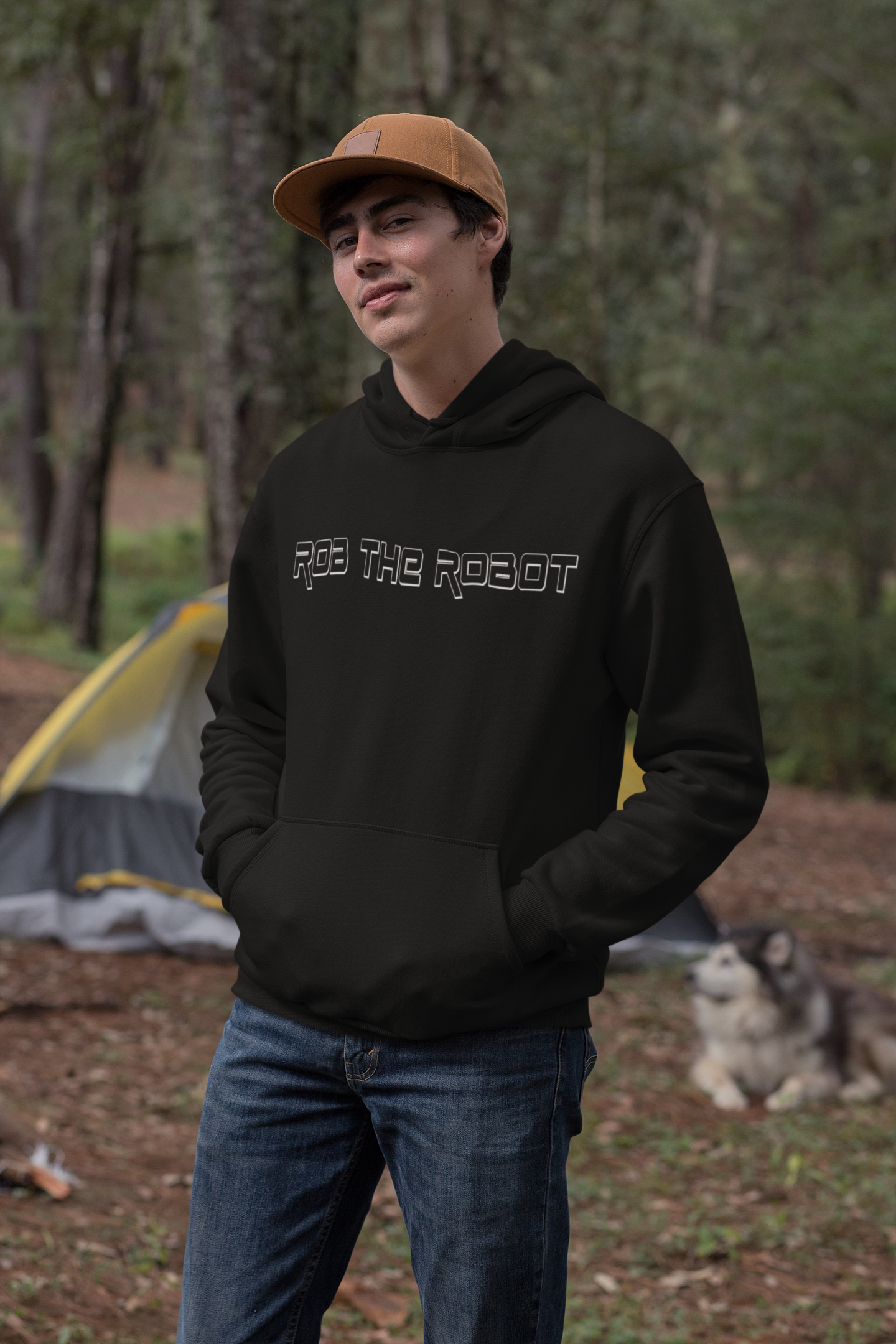 Rob the Robot hoodie (large front Logo)