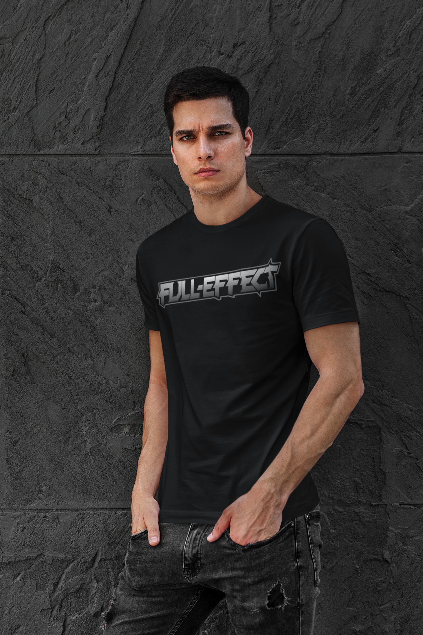DJ Full Effect T-shirt (Large Logo Front)